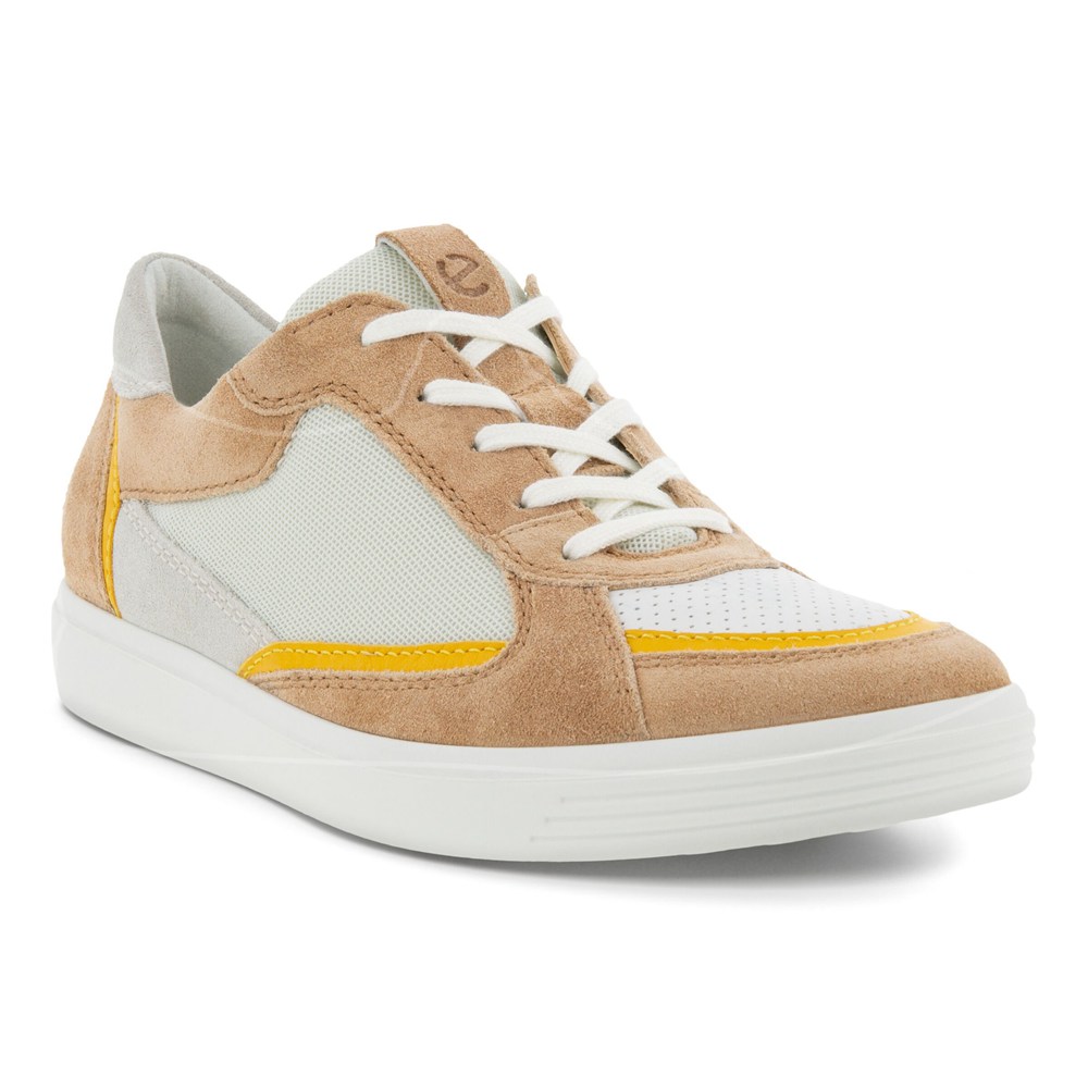 Tenis Mujer - ECCO Soft Classic Laced - Beige - YRU143678